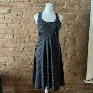 Prana Cali racer mini dress with built in bra and empire waist